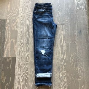 WHBM Distressed Slim Crop Jeans (4)